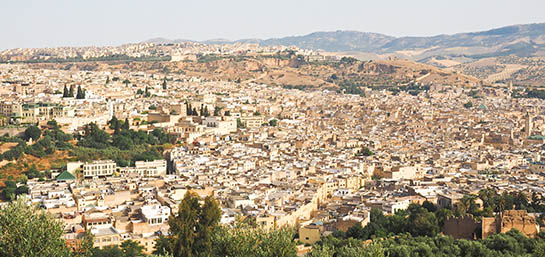 Vista de la ciudad de Aleppo en Siria.