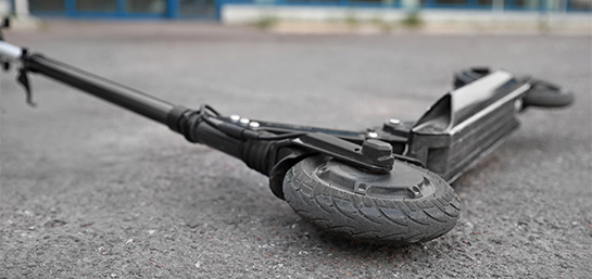 Accidente con patinete sin seguro