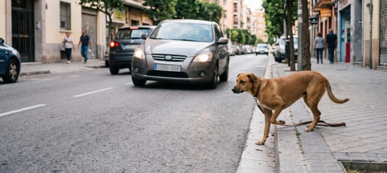 ¿Qué pasa si mi perro provoca un accidente?